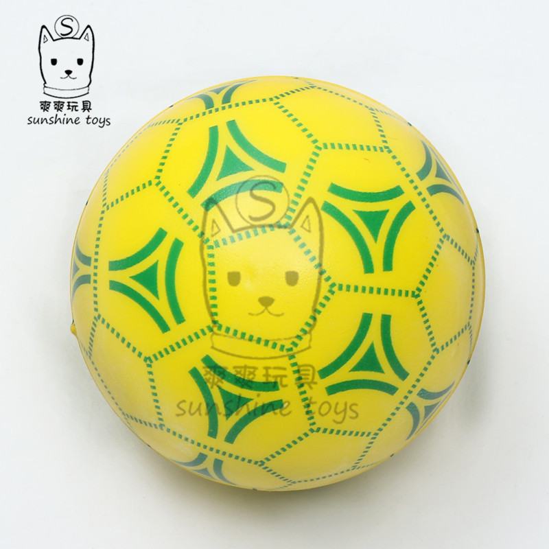 6.3 Triangle football PU ball sponge pressure Foam baby toy ball manufacturers wholesale solid pets