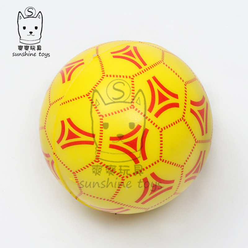 6.3 Triangle football PU ball sponge pressure Foam baby toy ball manufacturers wholesale solid pets