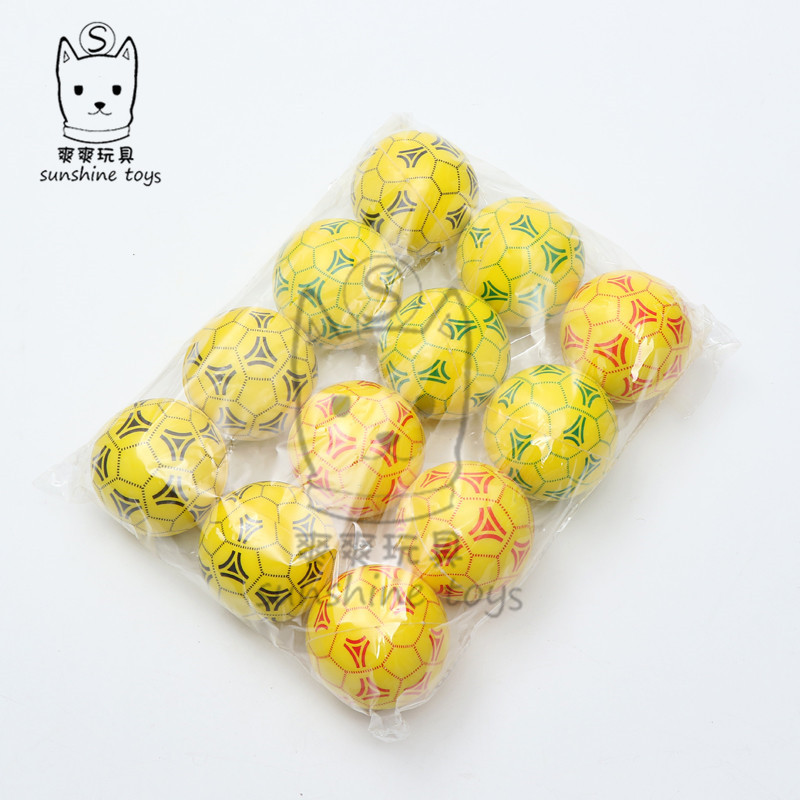 6.3 Triangle football PU ball sponge pressure Foam baby toy ball manufacturers wholesale solid pets