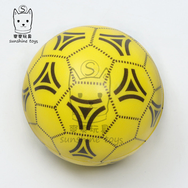 6.3 Triangle football PU ball sponge pressure Foam baby toy ball manufacturers wholesale solid pets