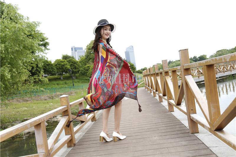 2017 new network hot style, beach towel beach towel beach, sun protection shawl.