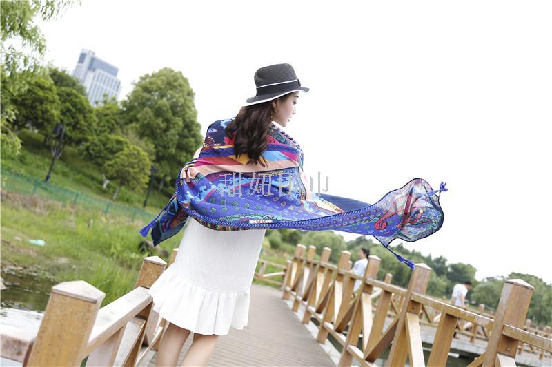 2017 new network hot style, beach towel beach towel beach, sun protection shawl.