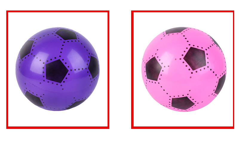Manufacturers wholesale massage ball spray football PVC inflatable toy ball multi-color optional