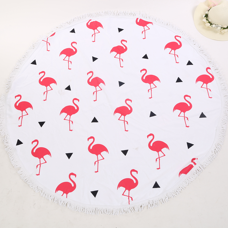 Sun protection 100 bathing suit shawl beach towel super round towel.