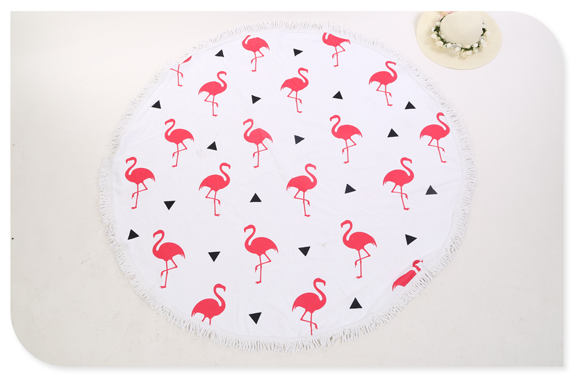Sun protection 100 bathing suit shawl beach towel super round towel.