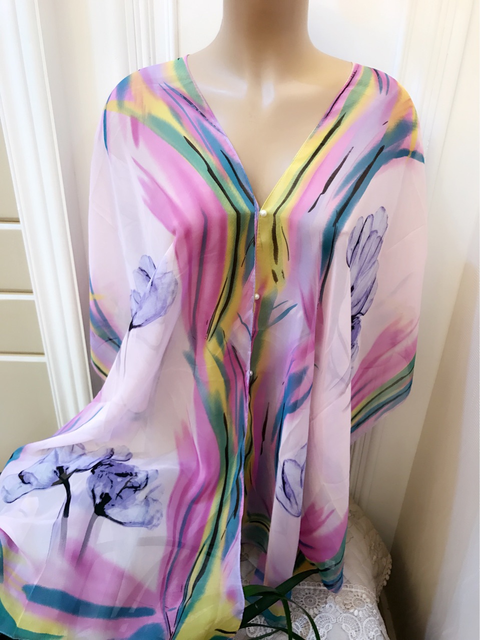 New beach towel beach bikini versatile chiffon buckle art style campaign clothing New beach towel beach bikini versatile chiffon buckle art style campaign clothing