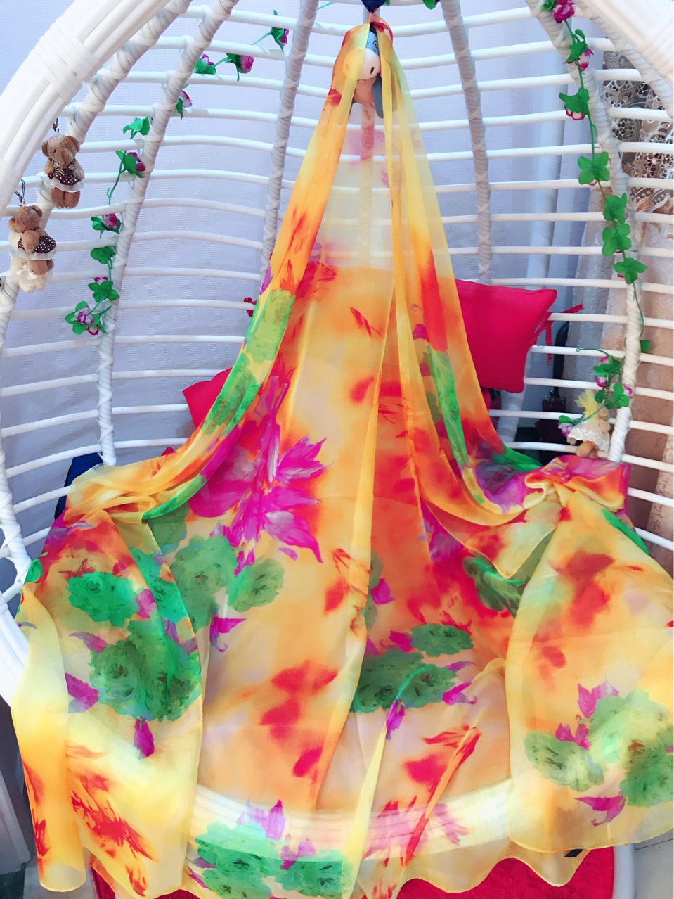Large size soft silk beach towel variety beach shawl wrap gauze shawl Large size soft silk beach towel variety beach shawl wrap gauze shawl