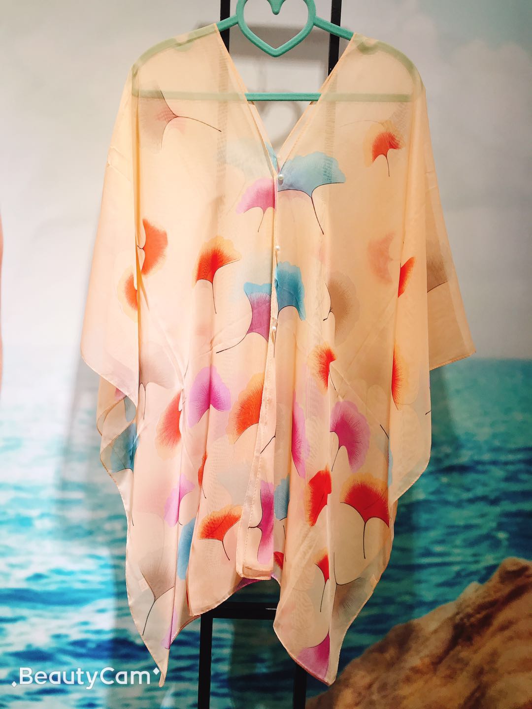 Hot style scarf pearl button chiffon beach towel cashew nuts drive sun protection shawl scarf manufacturers wholesale