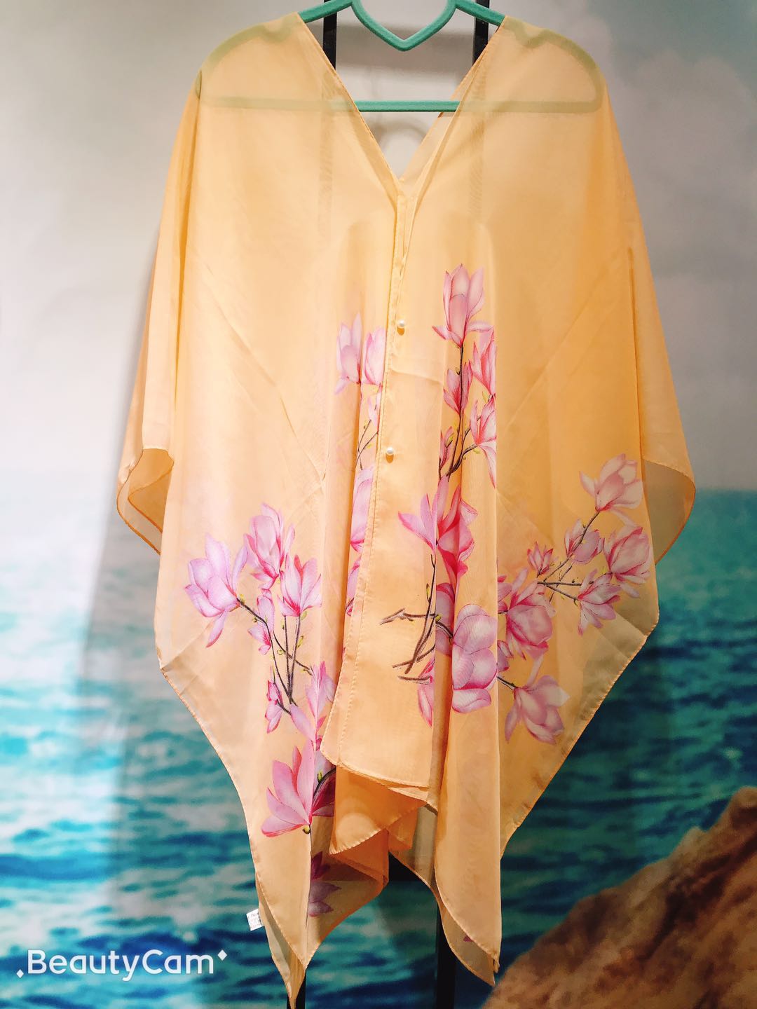 Hot style scarf pearl button chiffon beach towel cashew nuts drive sun protection shawl scarf manufacturers wholesale
