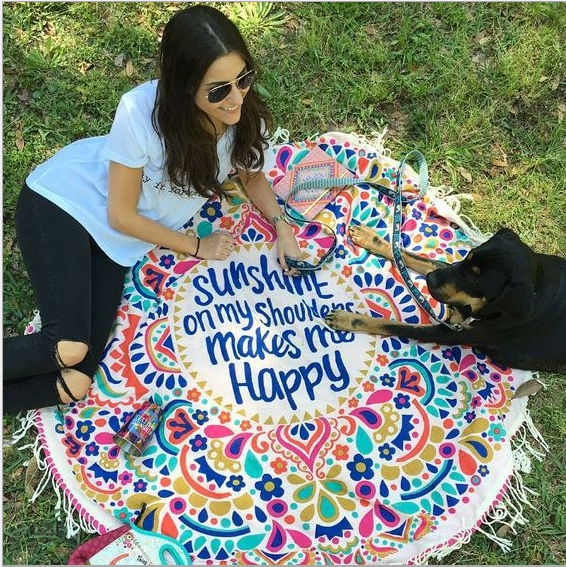 Microfiber round beach towel shawl wholesale water does not fade