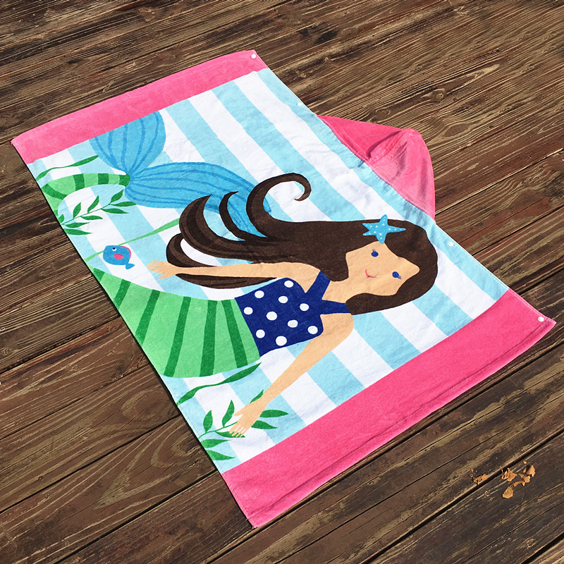 Amazon Beach Towel European and American Style Formaldehyde-Free Children Can Wear Pure Cotton Hooded Bath Towel Cloak Lengthened 76cm Amazon Beach Towel European and American Style Formaldehyde-Free Children Can Wear Pure Cotton Hooded Bath Towel Cloak Lengthened 76cm