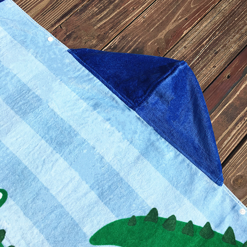 Amazon Beach Towel European and American Style Formaldehyde-Free Children Can Wear Pure Cotton Hooded Bath Towel Cloak Lengthened 76cm Amazon Beach Towel European and American Style Formaldehyde-Free Children Can Wear Pure Cotton Hooded Bath Towel Cloak Lengthened 76cm