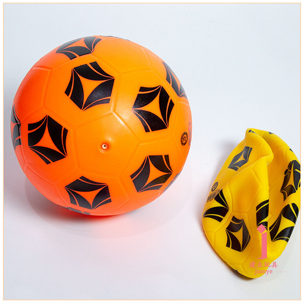 20cmpvc Inflatable Toy Printing Football Thickening and Wear-Resistant High Elastic Stall Inflatable Toy Ball Wholesale