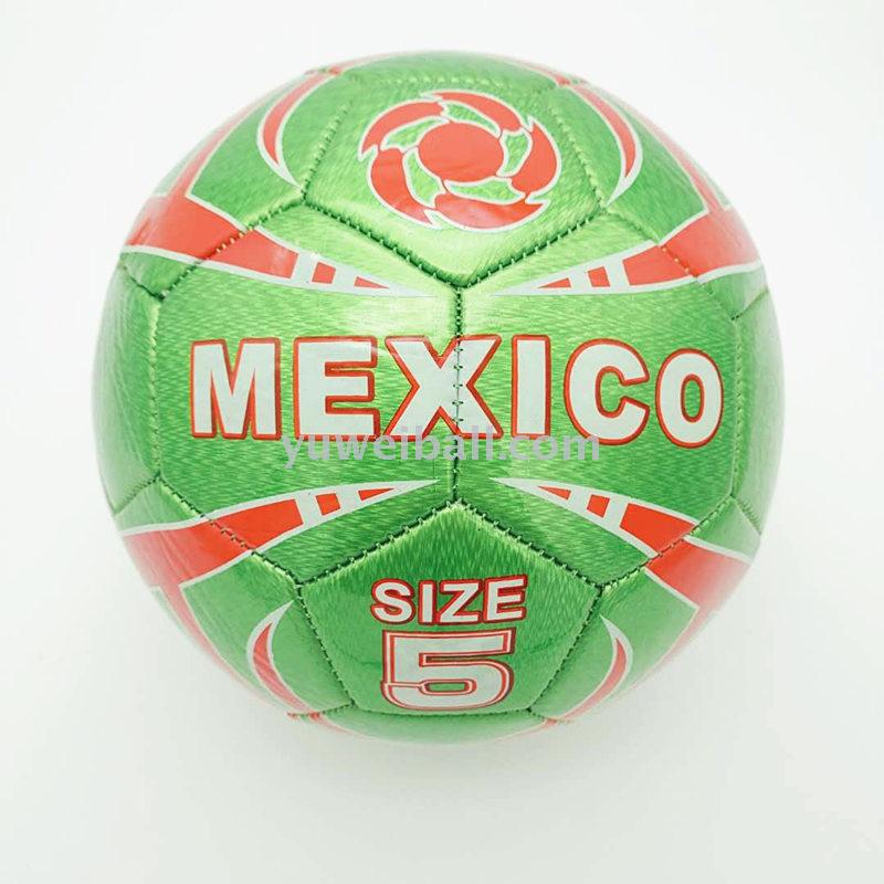 Promotional Metal Leather Offical Size 5 Soccer Hot Sale Ball Football