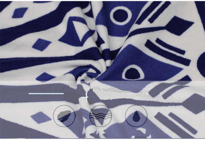 Hot Sale Bohemian Round Beach Towel Blanket Large Microfiber Towel Yoga Mat