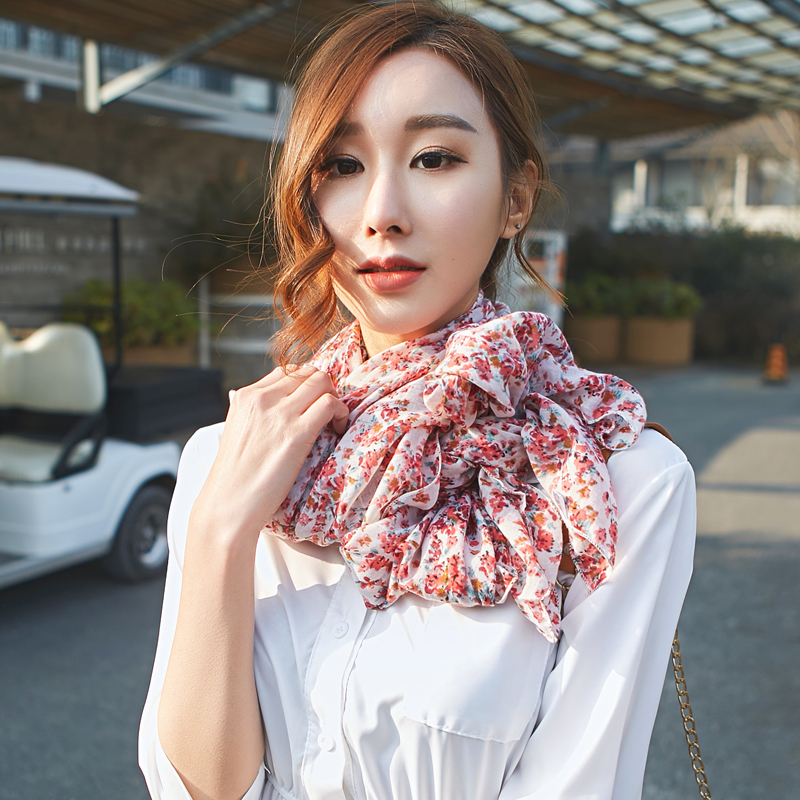 New Korean version of the explosive ladies scarf silk cotton, linen towels beach towel 1212