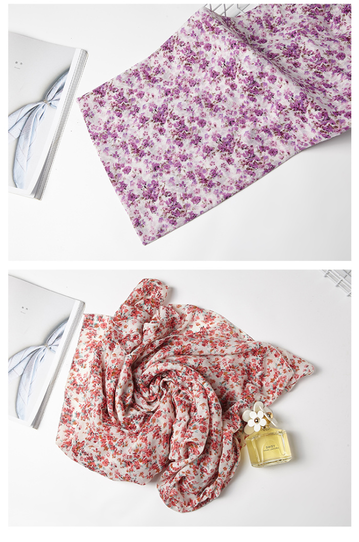 New Korean version of the explosive ladies scarf silk cotton, linen towels beach towel 1212