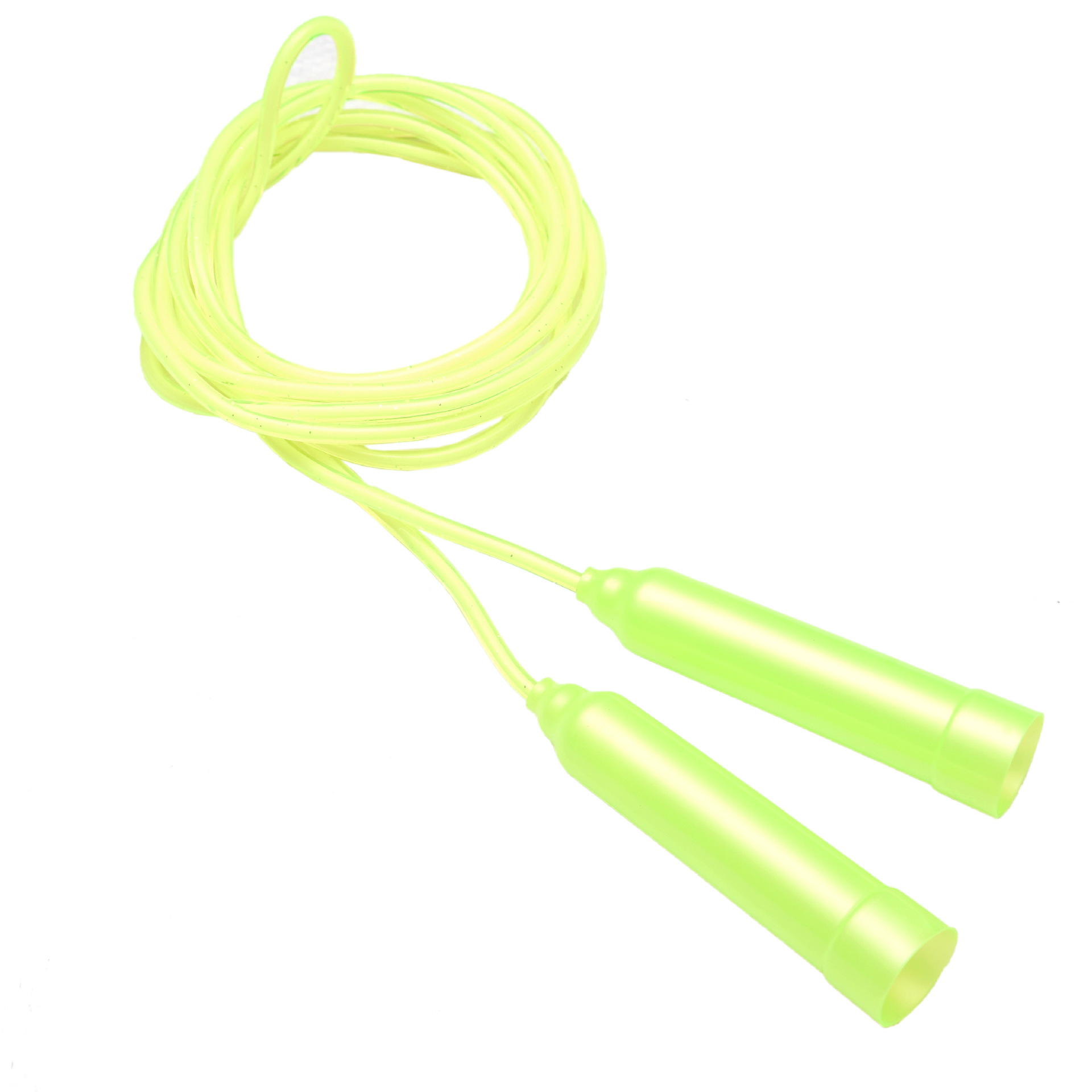 Yi Cai Factory Direct Children&#039;s Color Crystal Rope Skipping Fitness Exercise Sporting Goods Plastic Handle Skipping Rope Wholesale