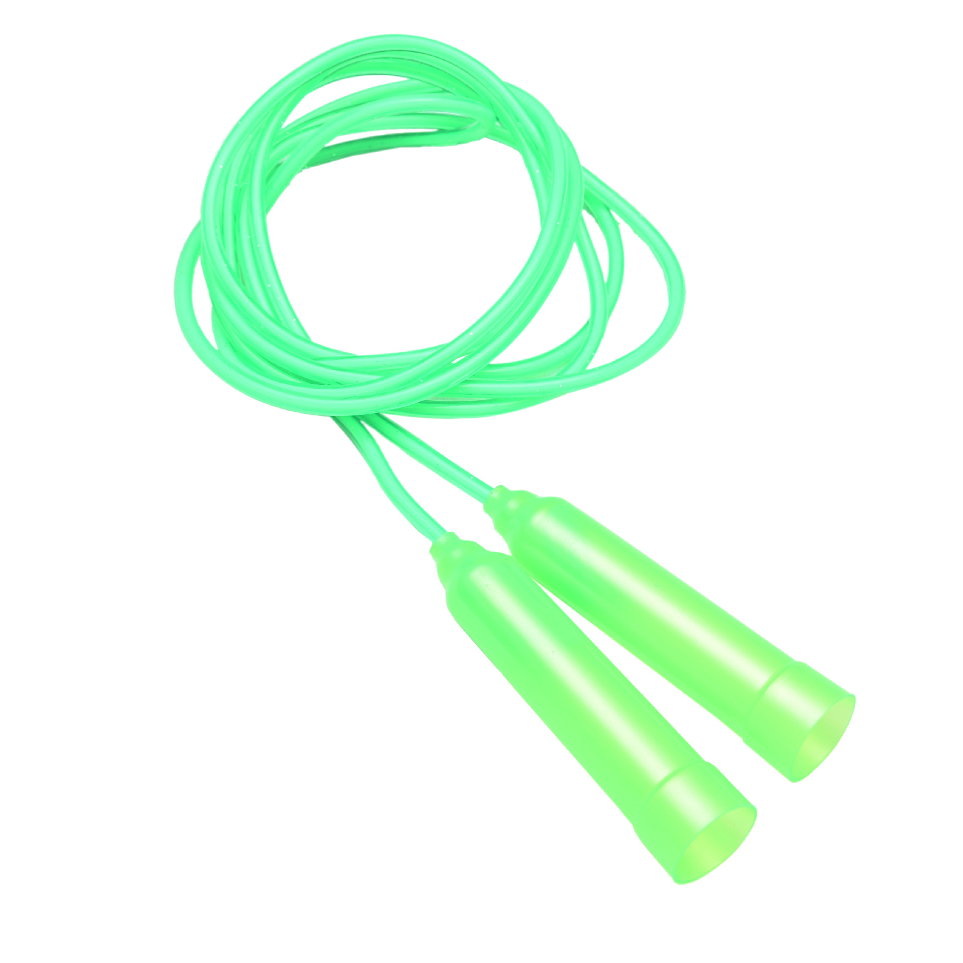 Yi Cai Factory Direct Children's Color Crystal Rope Skipping Fitness Exercise Sporting Goods Plastic Handle Skipping Rope Wholesale