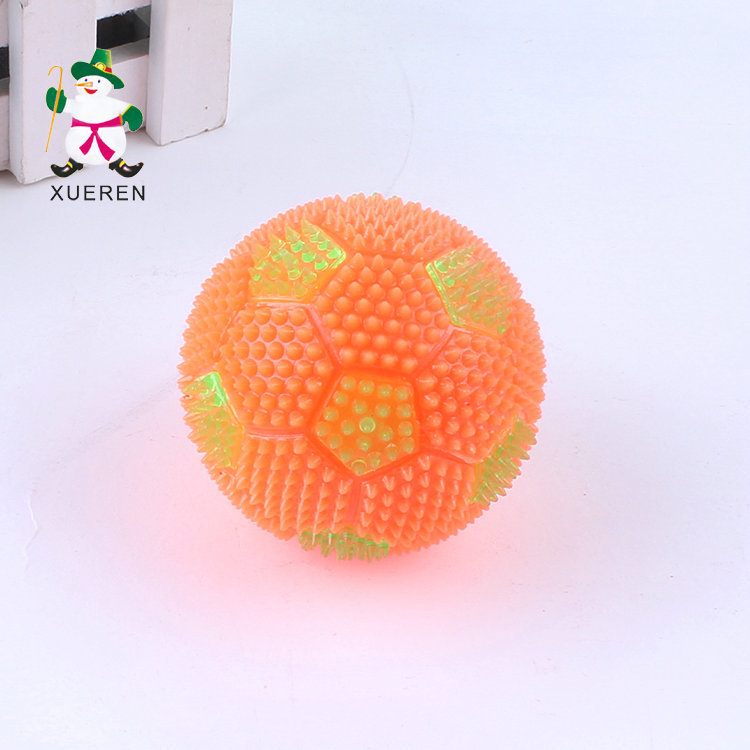Children's toys to spread the hot flash football gadgets whistle 6.5cm luminous toy elastic massage ball Children's toys to spread the hot flash football gadgets whistle 6.5cm luminous toy elastic massage ball