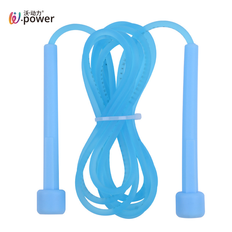 Student Skipping Rope Senior High School Entrance Examination Training Kindergarten Children&#039;s Small Fitness Skipping Rope Plastic Solid Jelly Skipping Rope Factory Customization