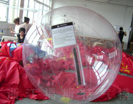 Factory direct water walking ball water drum grass leisurely wave ball touch football soccer water toys