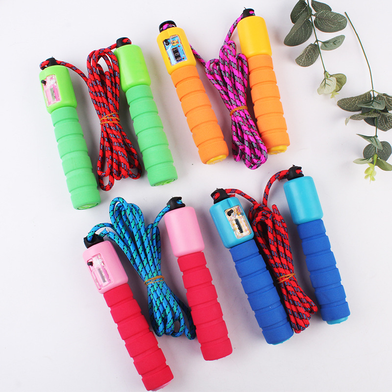 Student Senior High School Entrance Examination Fitness Skipping Rope Electronic Skipping Rope with Counter Sports Adult Sports Pattern Skipping Rope Stall Supply Wholesale