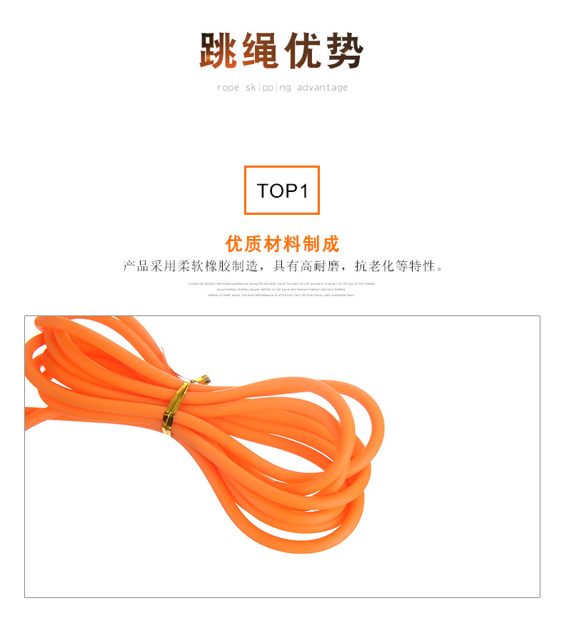 High grade gift rope skipping test training rope skipping mechanical counting rope skipping adults and children