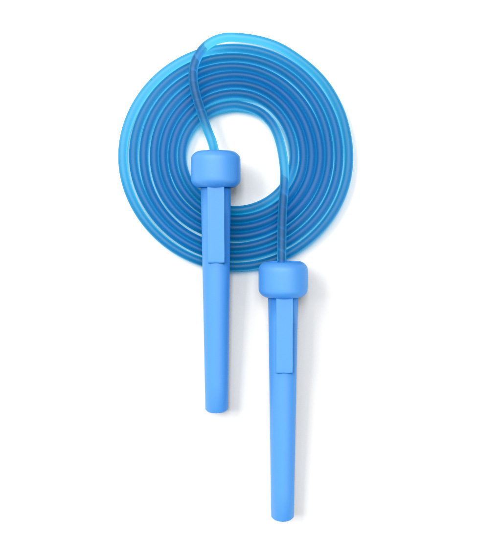 Matte Matte Skipping Rope Safety Rope Bar End 3 M Wear-Resistant Rubber Spare Children's Toys Kindergarten School Light