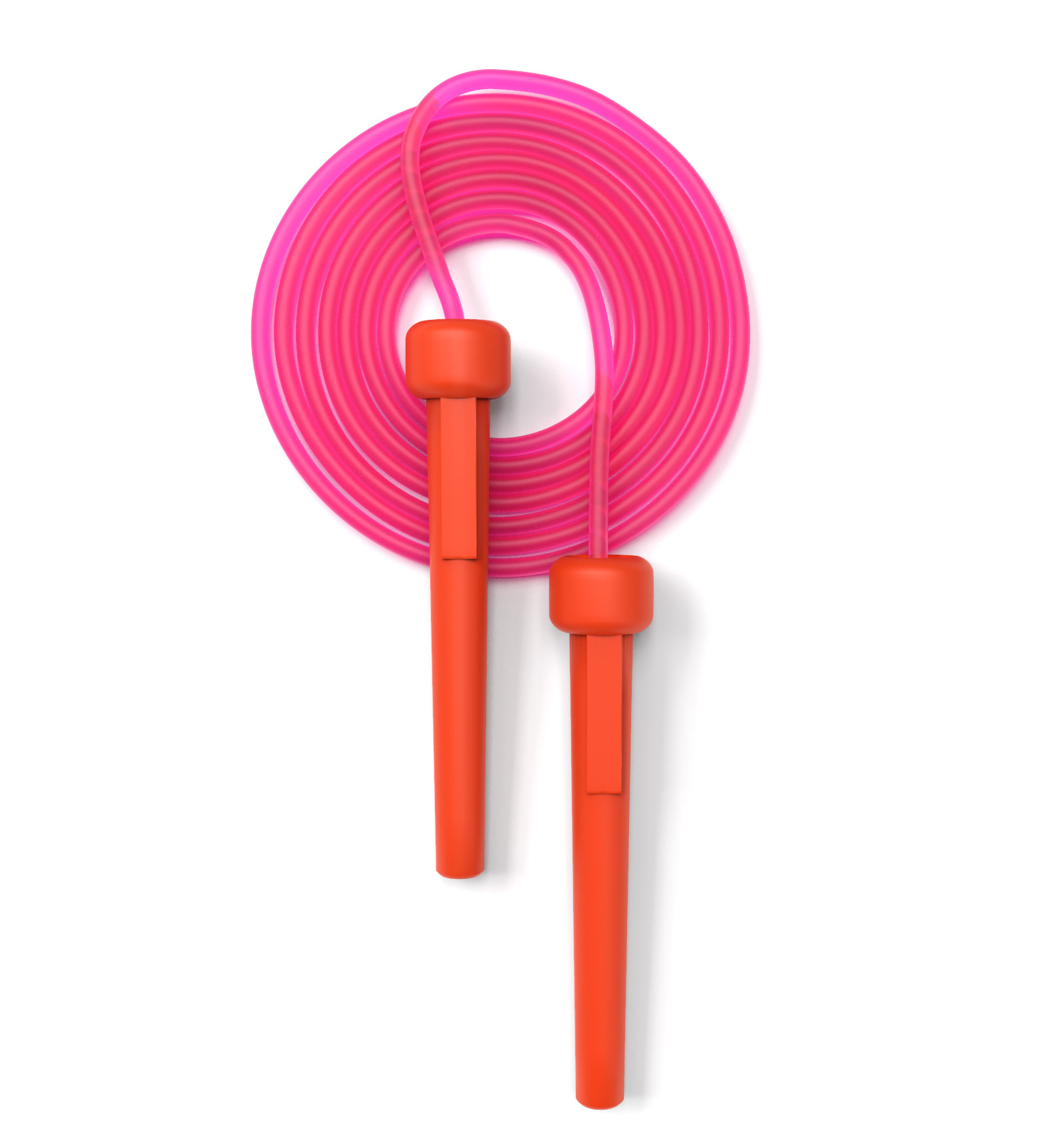 Matte Matte Skipping Rope Safety Rope Bar End 3 M Wear-Resistant Rubber Spare Children's Toys Kindergarten School Light