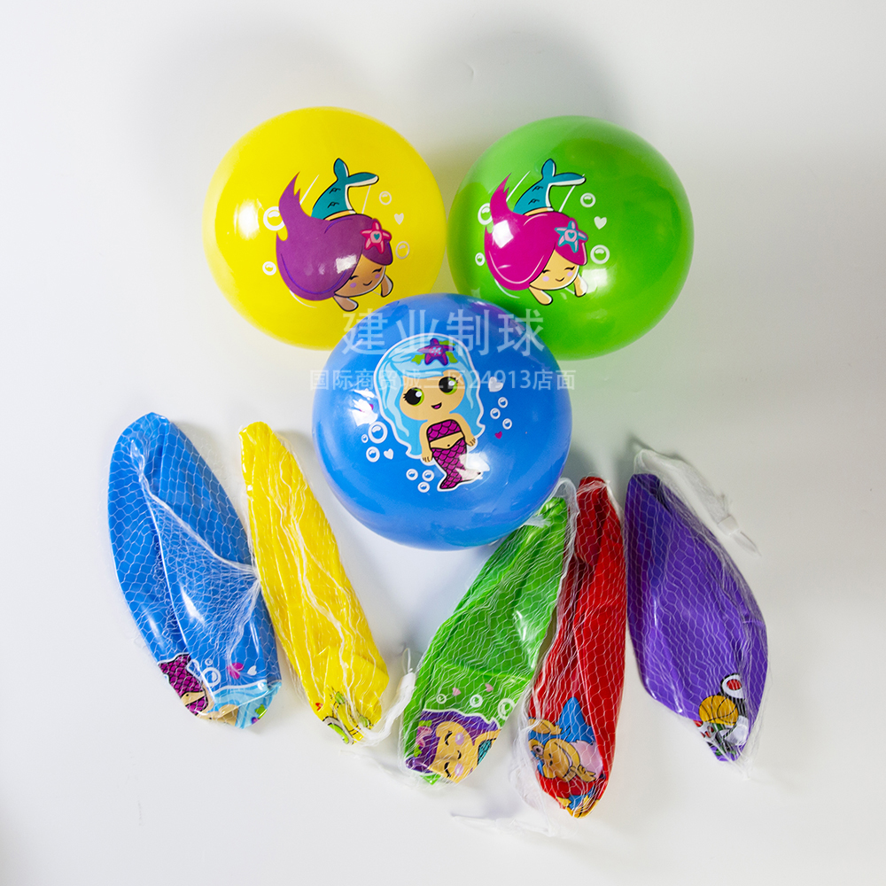 9-Inch PVC Children&#039;s Toy Pat Ball Soft Fragrance Inflatable Ball Football Cartoon Ball Labeling Ball Good Elasticity