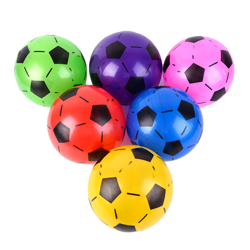 Kaida children&#039;s toy football spray flower series smiley ball inflatable football beach custom gift ball