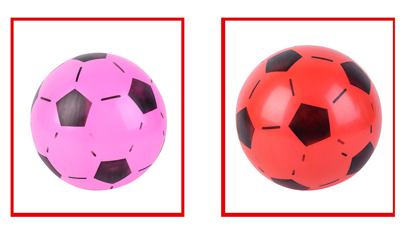 Kaida children's toy football spray flower series smiley ball inflatable football beach custom gift ball