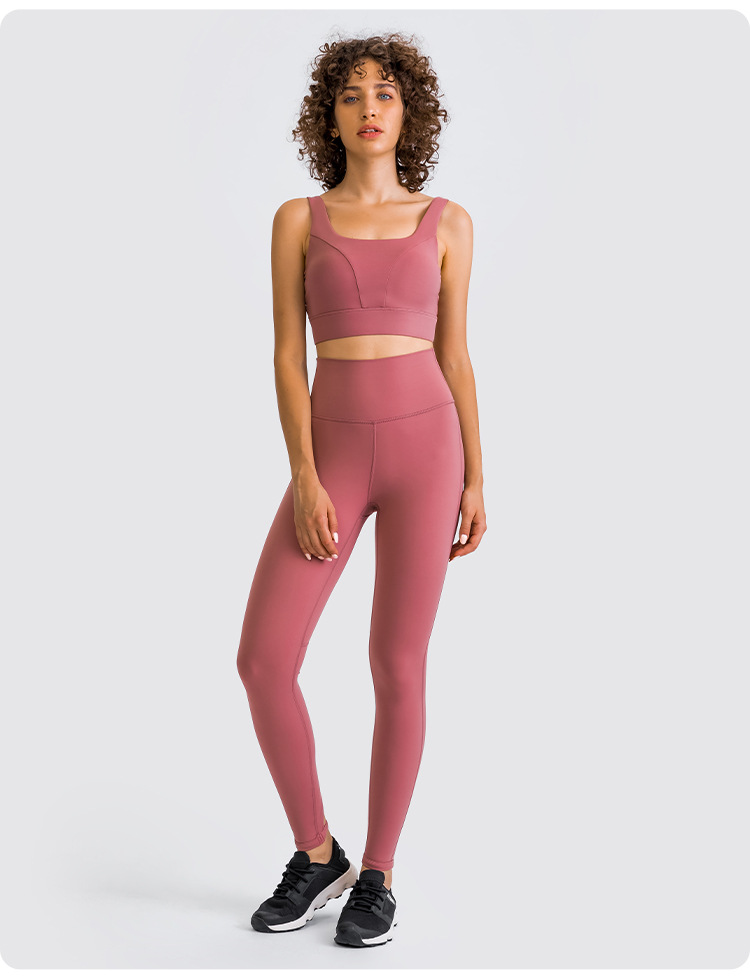 2021 European and American New U-Shaped Beauty Back Exercise Underwear Elastic Workout Shock Absorber Rope Skipping Running Sports Workout Bra