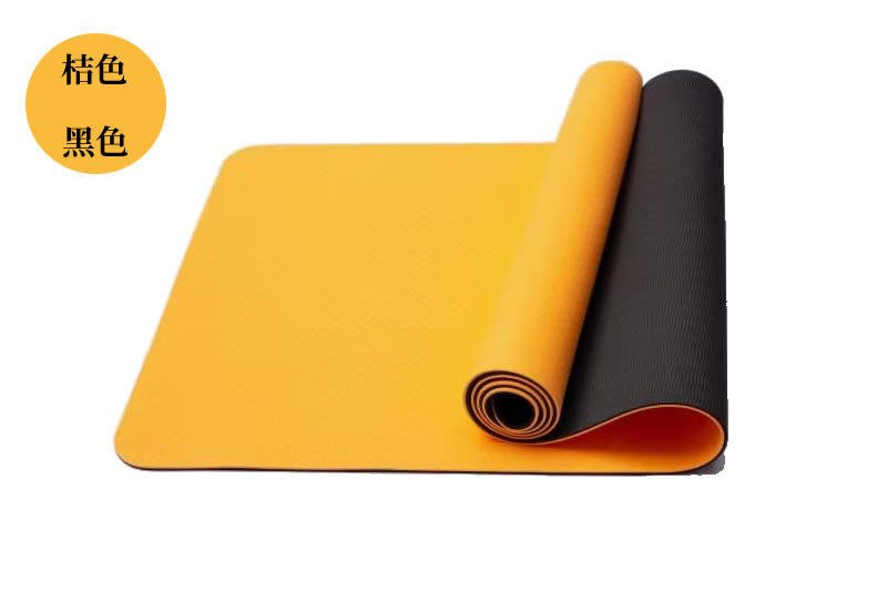 Factory Wholesale TPE Yoga Mat Double-Sided Widened 80cm Thickened Beginner Fitness Dance Skipping Rope Pad Fixed Logo Factory Wholesale TPE Yoga Mat Double-Sided Widened 80cm Thickened Beginner Fitness Dance Skipping Rope Pad Fixed Logo