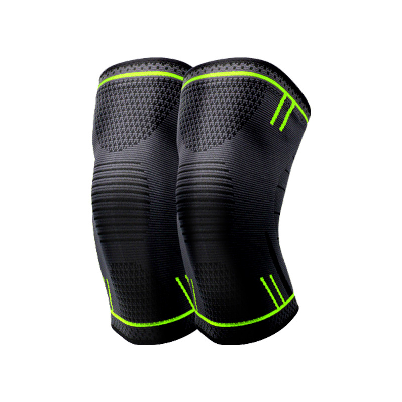 Sports Anti-Slip Elastic Knee Pad Leg Pad Fitness Badminton Basketball Skipping Rope Knee Pad Cycling Running Yoga Protective Gear Belt