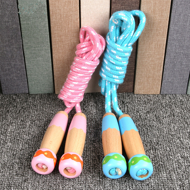 Children&#039;s Jumping Rope Sporting Goods Kindergarten Primary School Students Beginner Adjustable Skipping Rope Fitness