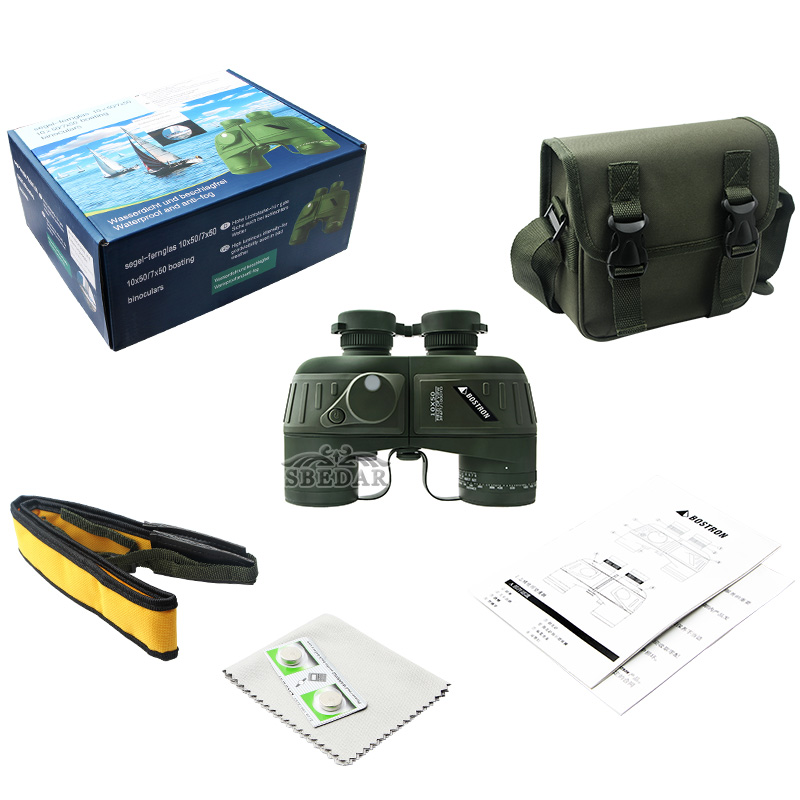 Navigation HD Telescope Binocular High Power Outdoor Sniper Compass Ranging Waterproof Night Vision Telescope