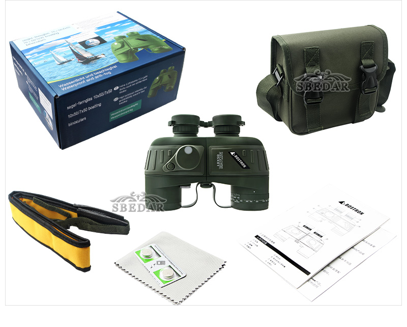 Navigation HD Telescope Binocular High Power Outdoor Sniper Compass Ranging Waterproof Night Vision Telescope