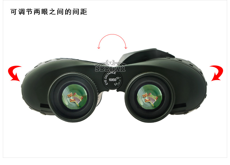 Navigation HD Telescope Binocular High Power Outdoor Sniper Compass Ranging Waterproof Night Vision Telescope