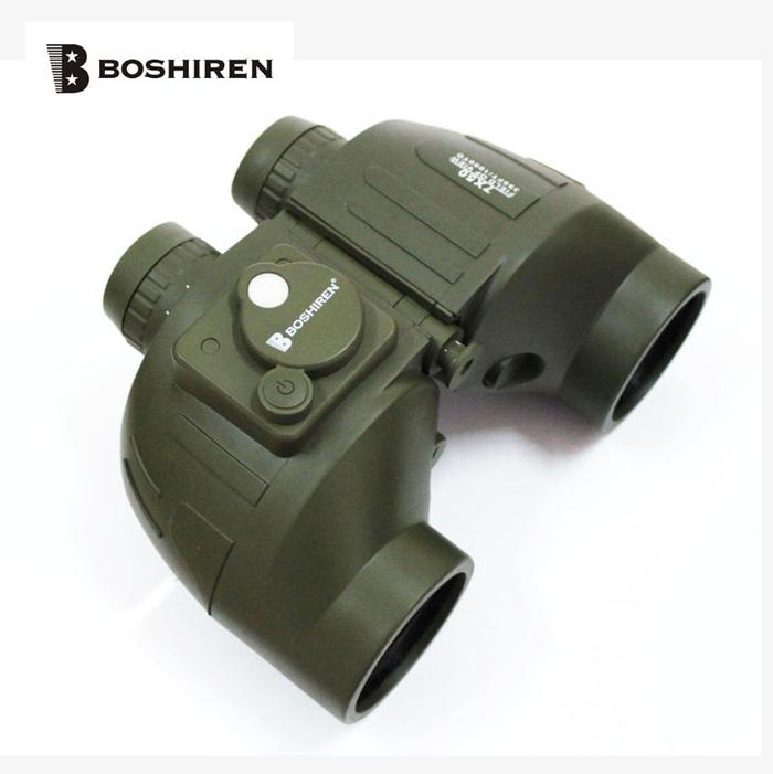 Boshiren Binoculars High Magnification Binocular Waterproof Floating Compass Ranging Low Light Night Vision Non-Infrared