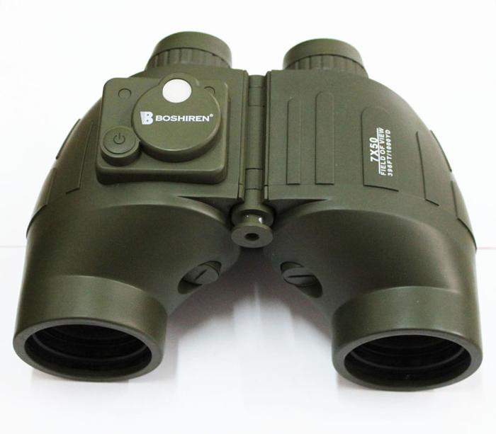 Boshiren Binoculars High Magnification Binocular Waterproof Floating Compass Ranging Low Light Night Vision Non-Infrared