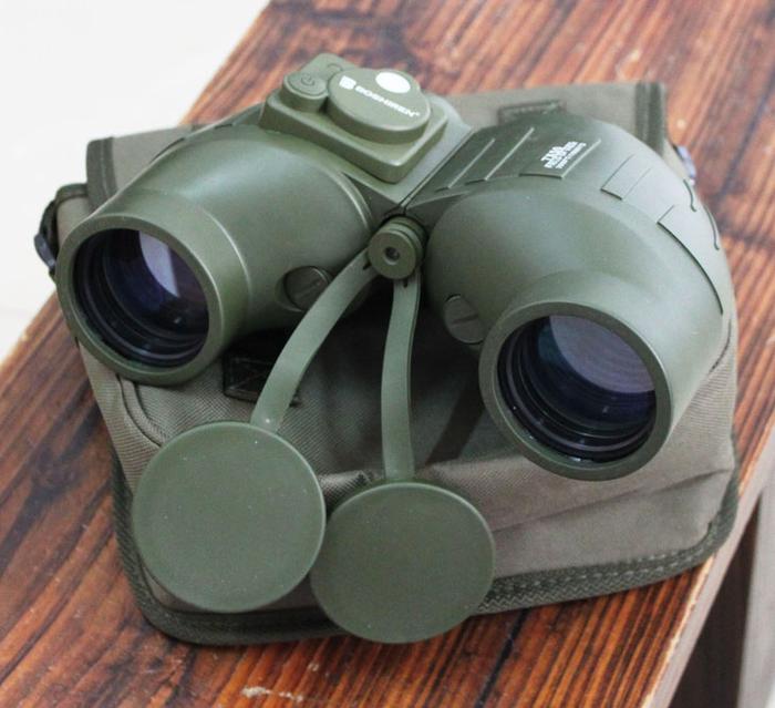 Boshiren Binoculars High Magnification Binocular Waterproof Floating Compass Ranging Low Light Night Vision Non-Infrared