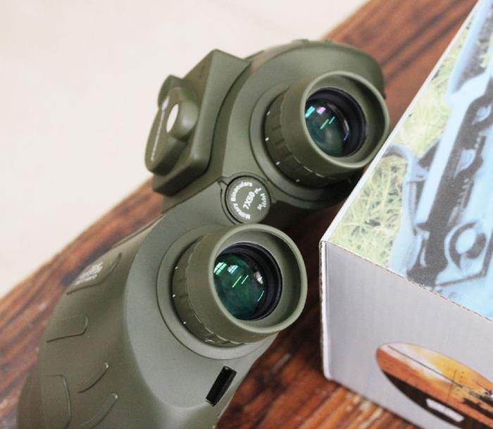 Boshiren Binoculars High Magnification Binocular Waterproof Floating Compass Ranging Low Light Night Vision Non-Infrared
