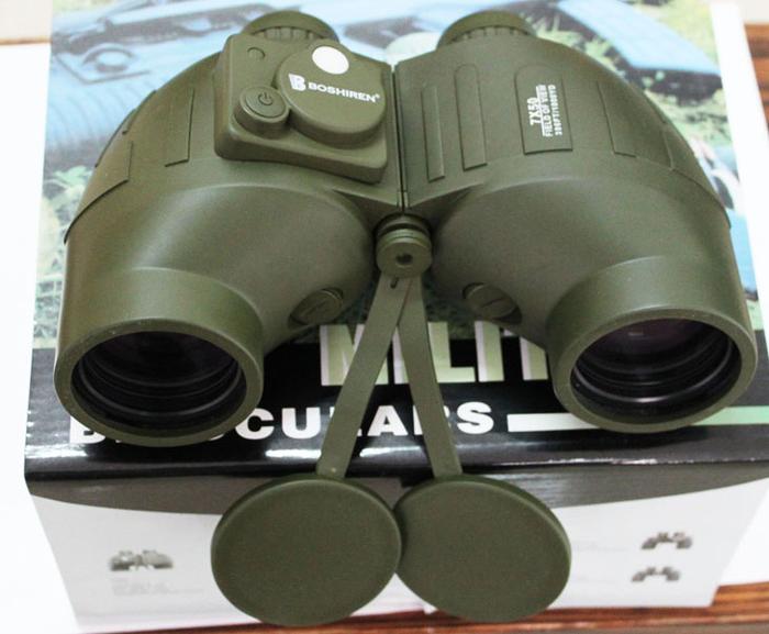 Boshiren Binoculars High Magnification Binocular Waterproof Floating Compass Ranging Low Light Night Vision Non-Infrared