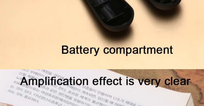 Hand-held magnifier with light diffuser with compass elderly elderly and children reading magnifier Hand-held magnifier with light diffuser with compass elderly elderly and children reading magnifier