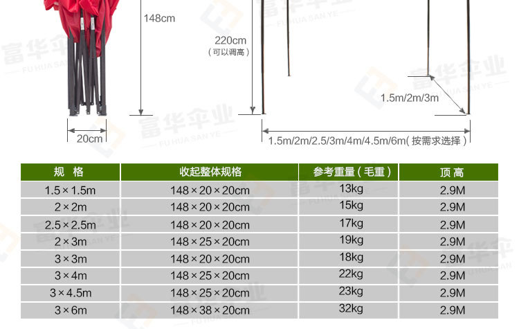 3M * 3M Advertising Promotion Tent Exhibition and Folding Tent Custom 3M * 3M Advertising Promotion Tent Exhibition and Folding Tent Custom