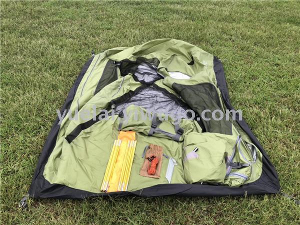 Yuelai inn super light 3-4 person tent glass pole tent camping picnic tent manual tent double layer tent Yuelai inn super light 3-4 person tent glass pole tent camping picnic tent manual tent double layer tent