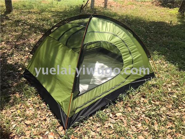 Yuelai inn ultra light 3-4 person tent aluminum pole tent camping picnic tent manual tent double deck tent