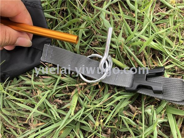 Yuelai inn ultra light 3-4 person tent aluminum pole tent camping picnic tent manual tent double deck tent
